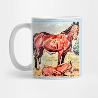 Mare and foal 1 Mug